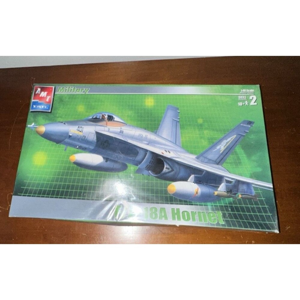 VTG 2002 AMT Ertl Military F/A-18A Hornet 31786 1:48 Scale New Unopened Box